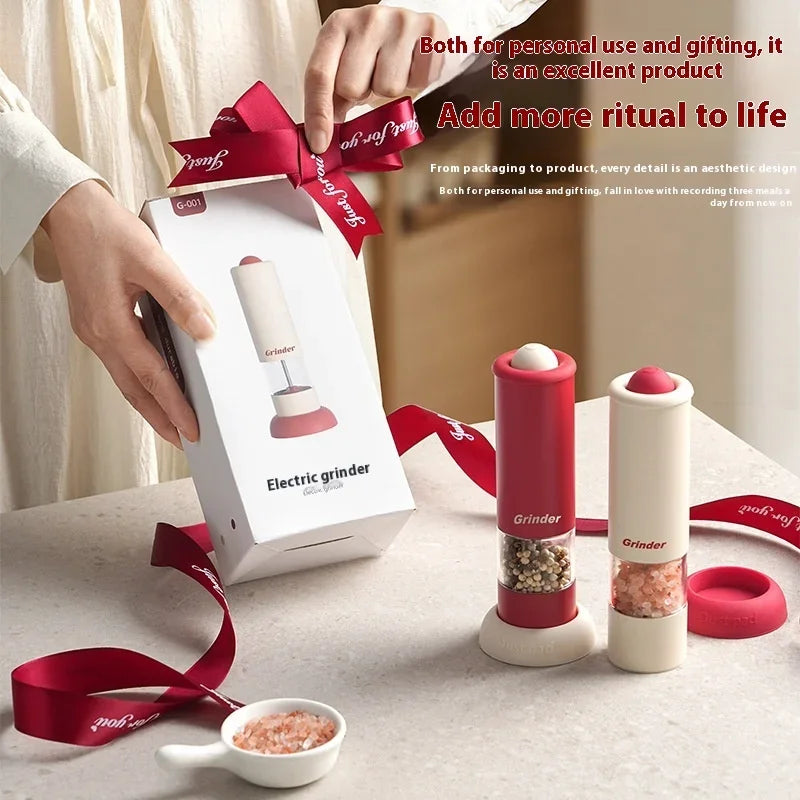 Electric Salt & Pepper Grinder – Adjustable Thickness Mill