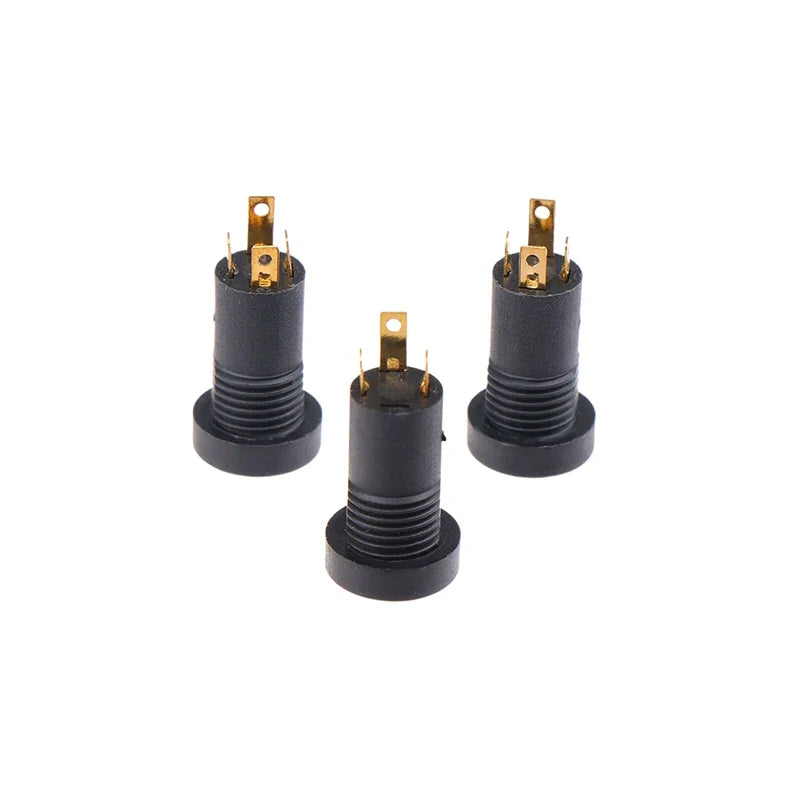 3.5mm Female Audio Jack Socket 3/4 Pin Stereo Connector – 5 Pack