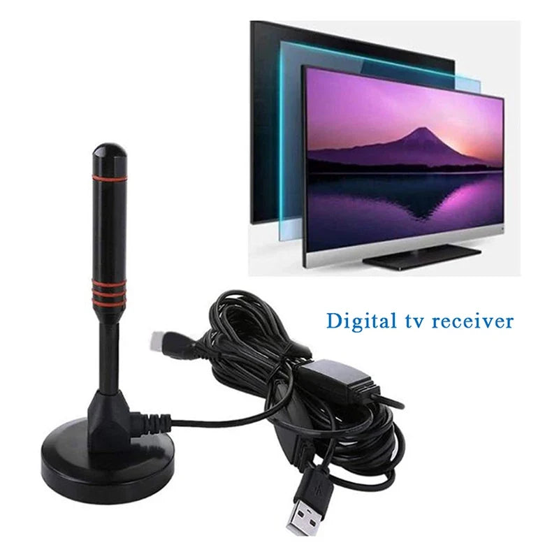 DTMB Digital TV Antenna – 4K HD Amplified Suction Cup Receiver