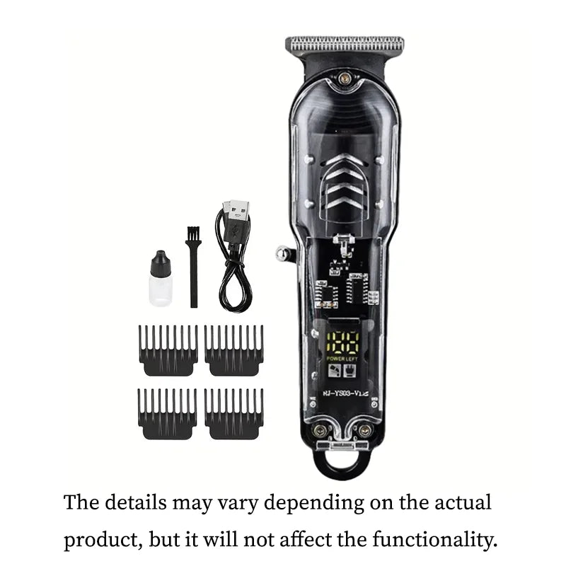 USB Rechargeable Electric Hair Clipper & Body Trimmer for Men
