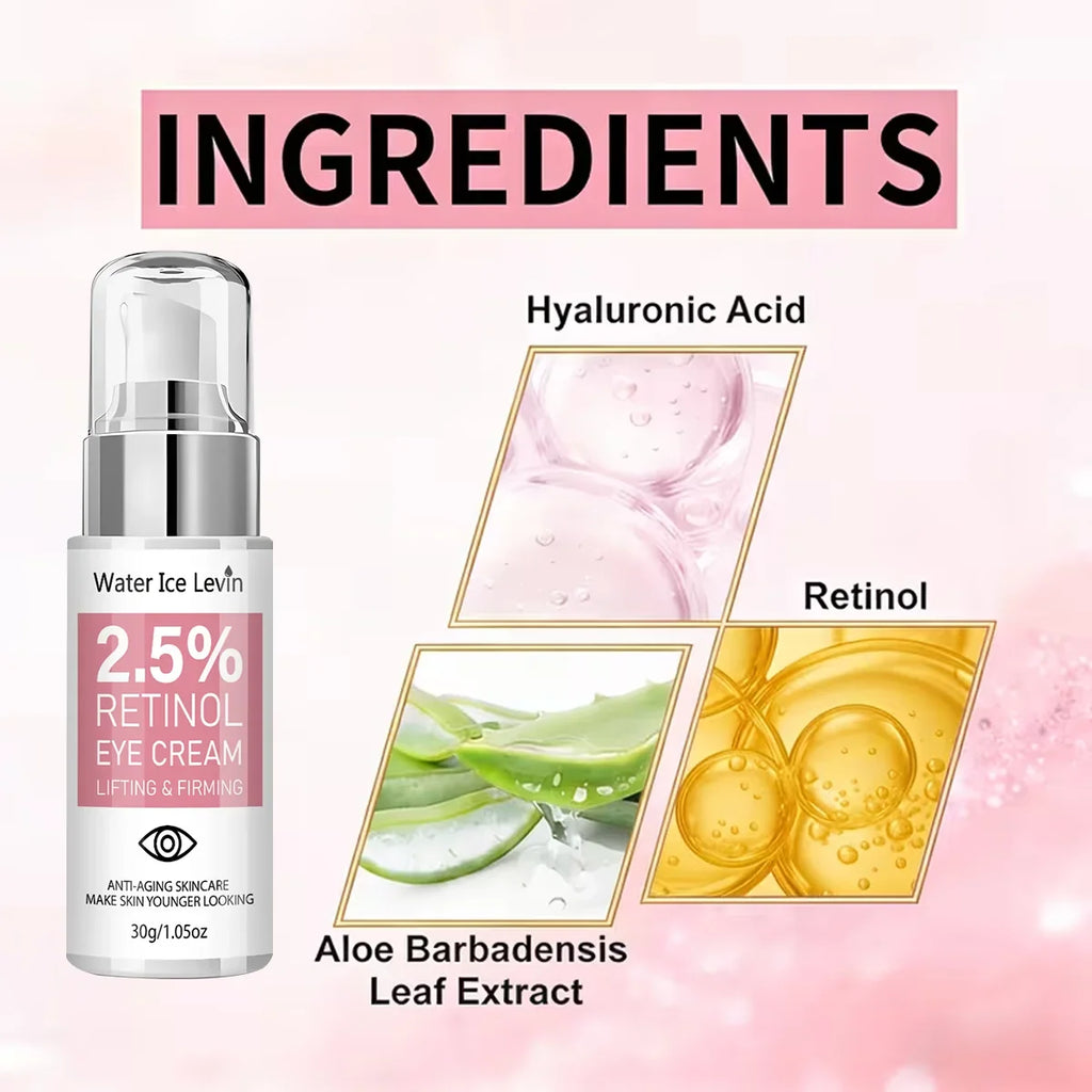 2.5% Retinol Eye Cream – Firming & Hyaluronic Acid | 30g
