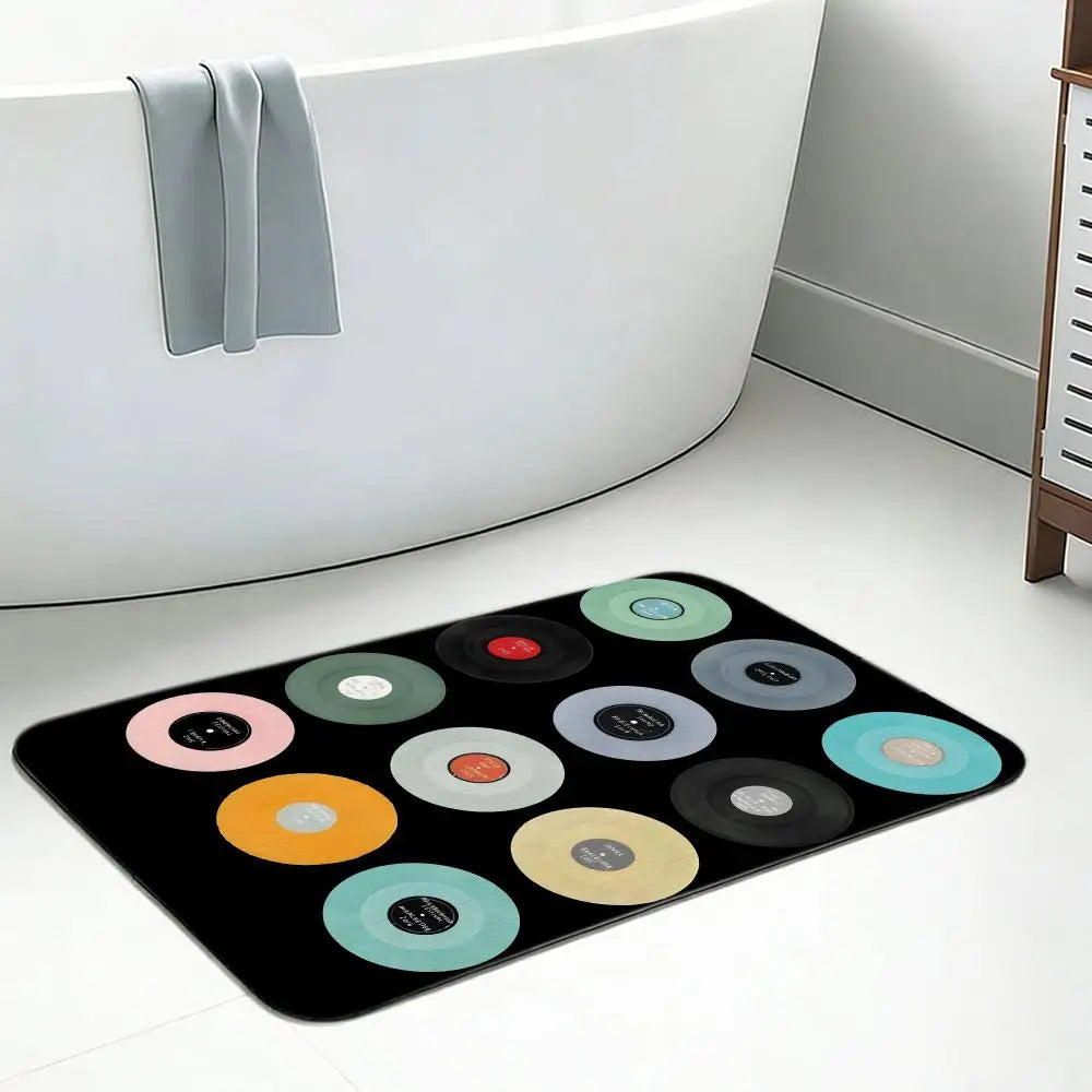 Diatomite Bath Mat – Quick Dry, Anti-Slip Cartoon Pattern