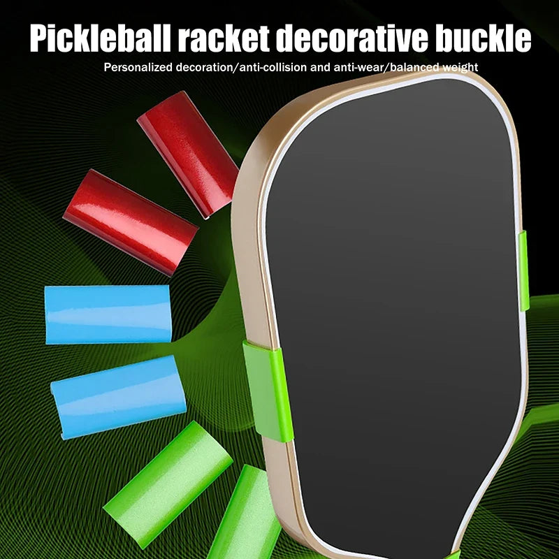 Pickleball Paddle Weight Clips 45×18mm TPU Snap Fastener