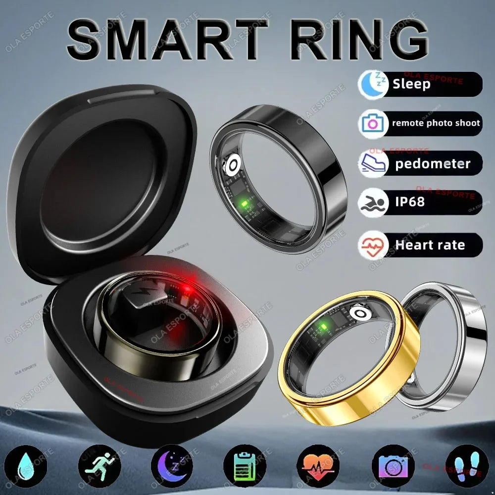 Ola Esporte Smart Ring – Heart Rate, SpO2 & Sleep Tracker IP68