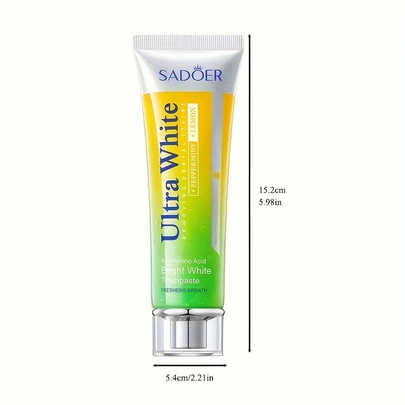 Lemon Mint Whitening Toothpaste | Fresh Breath Brightening 100g