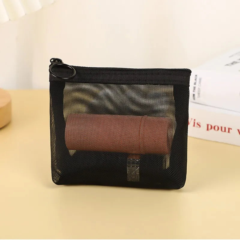 Mesh Cosmetic Bag | Large Capacity Portable Travel Organizer