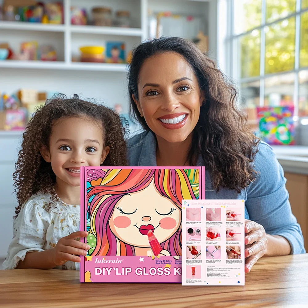 Lakerain DIY Lip Gloss Making Kit – Kids Gift Set