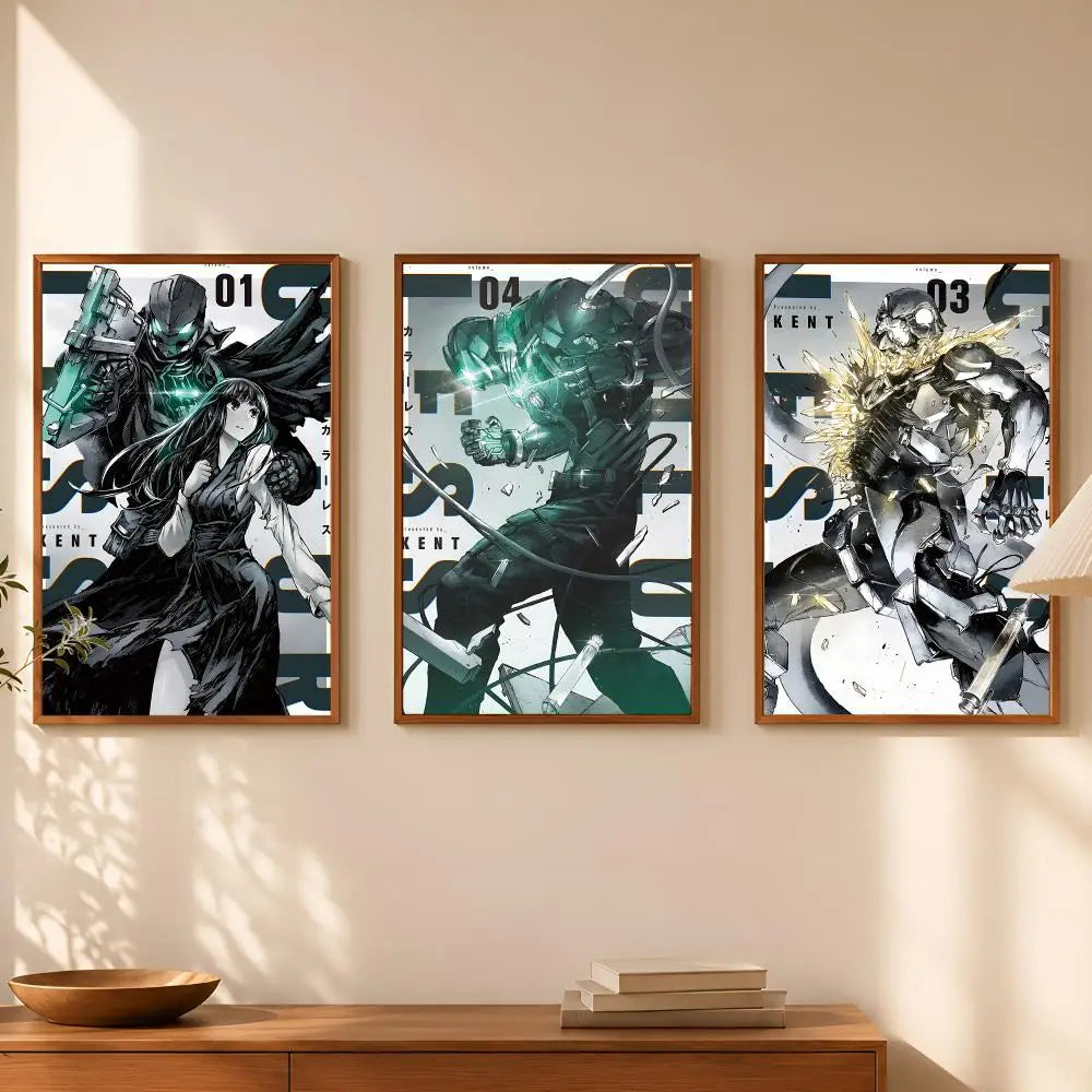 Self-Stick Cartoon Wall Art Poster – Waterproof HD Decor