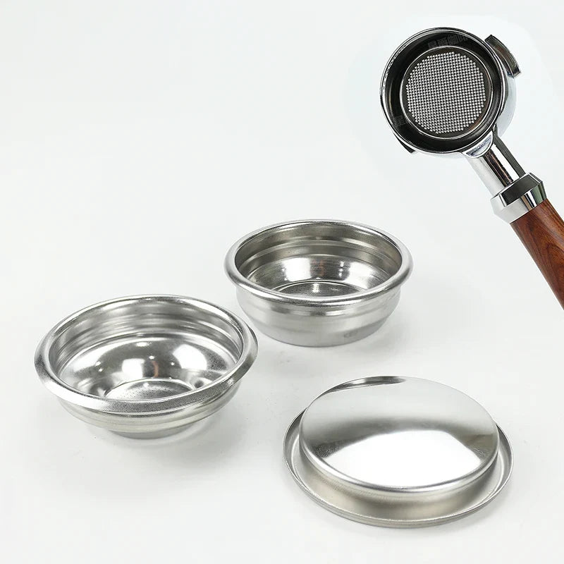 Espresso Filter Basket 51mm 58mm – 1/2/4 Cup Replacement