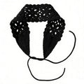 Boho Crochet Knit Headband – Handmade Hair Scarf for Women