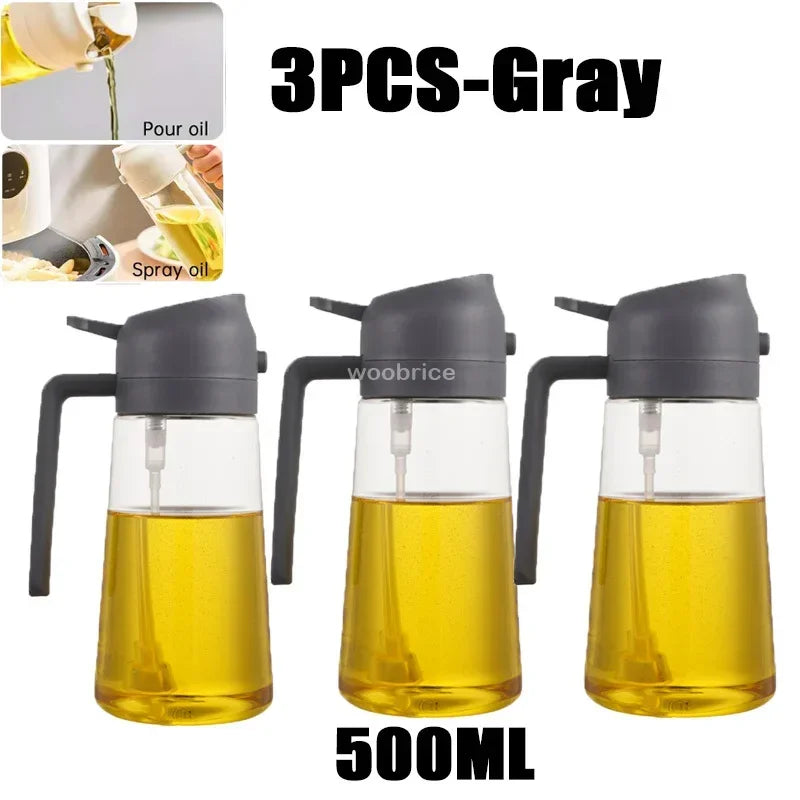 500ml Oil Spray Bottle – Olive Oil Dispenser for Kitchen & BBQ
