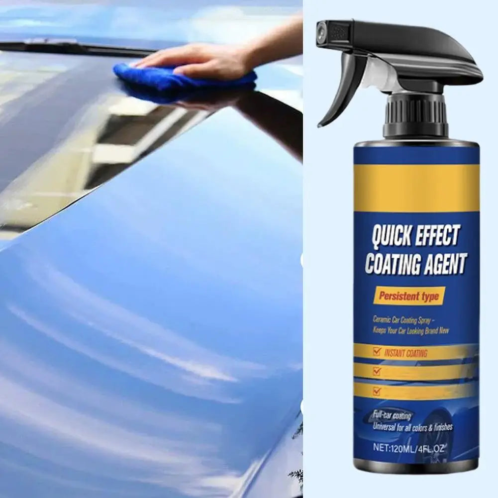 Car Paint Brightening Spray Coat Coating Glaze Wax Coated Care