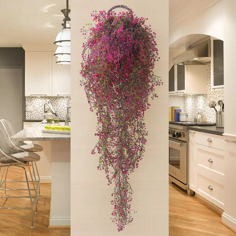 Handmade Wicker Hanging Flower Basket | Wall Planter S/M/L