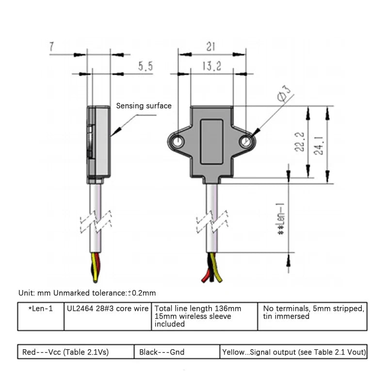 Non-Contact Capacitive Water Level Sensor 3.3V–5V | Liquid Detector
