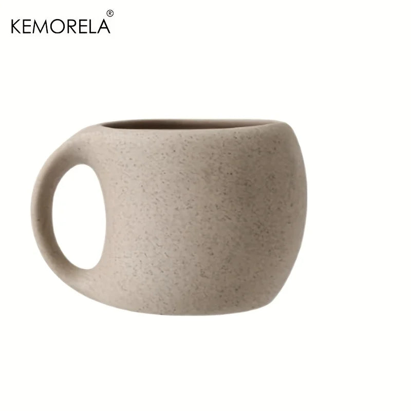 KEMORELA Speckled Ceramic Coffee Mugs – Latte & Espresso Cups