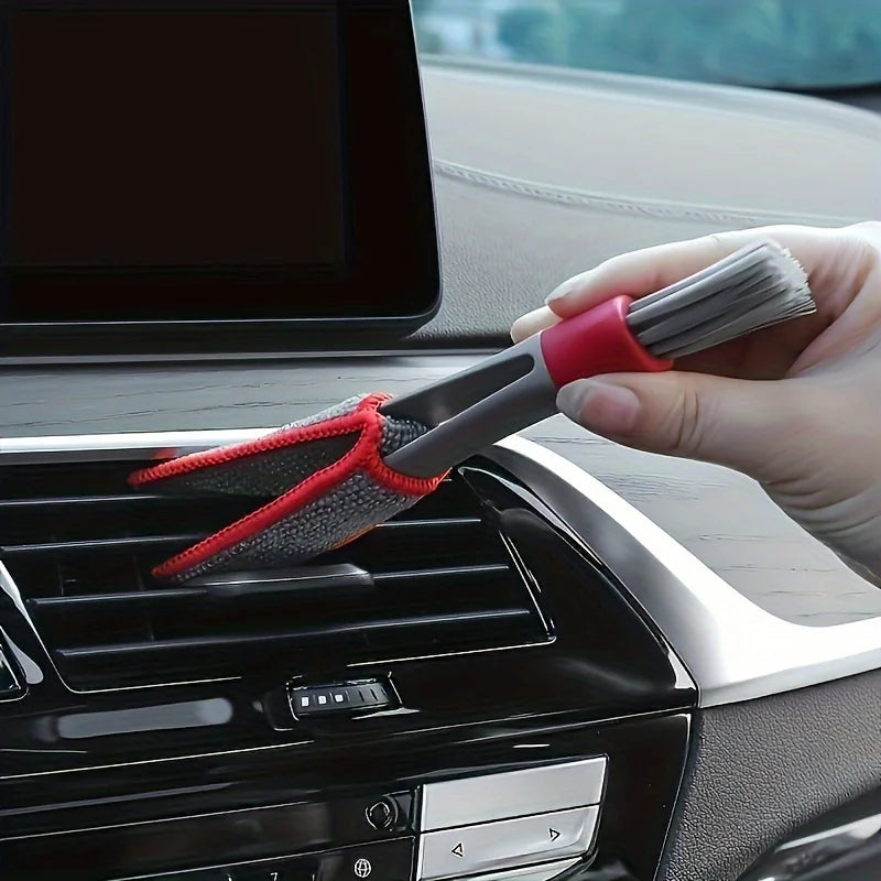 Double Head Car Detail Cleaning Brushes Air Vent Conditioner Grille