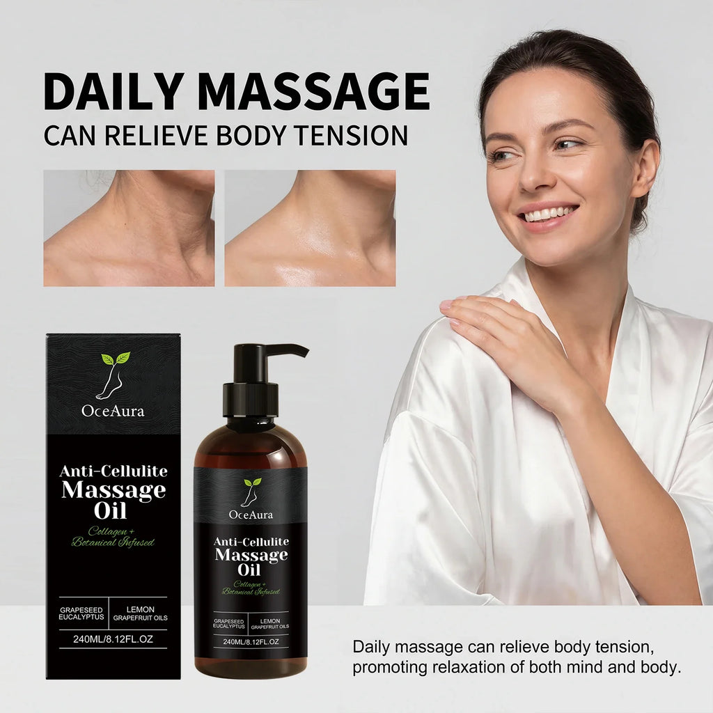 OceAura Collagen Firming Body Oil – Tighten & Nourish Skin 240ml