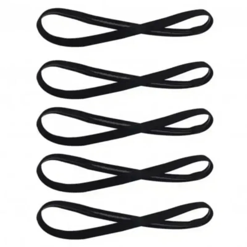 5-Pack Elastic Sports Headbands – Yoga, Running & Gym