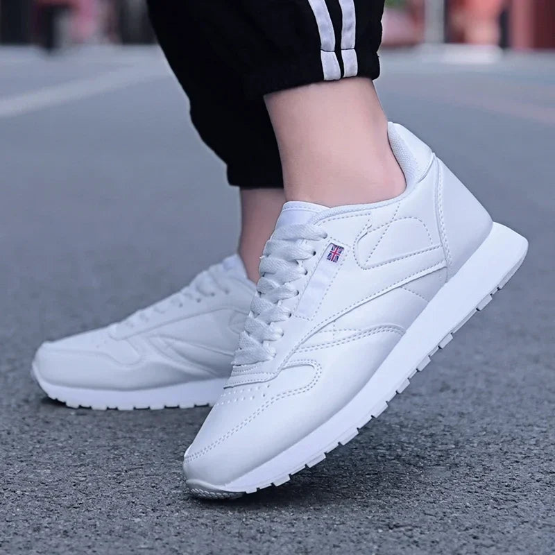 Men's Casual Vulcanized Sneakers – Breathable Lace-Up Sport Shoes