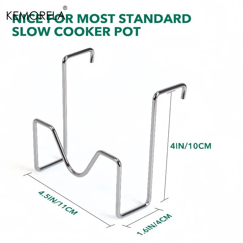Stainless Steel Pot Lid Rack & Organizer – 1 or 2 Pack