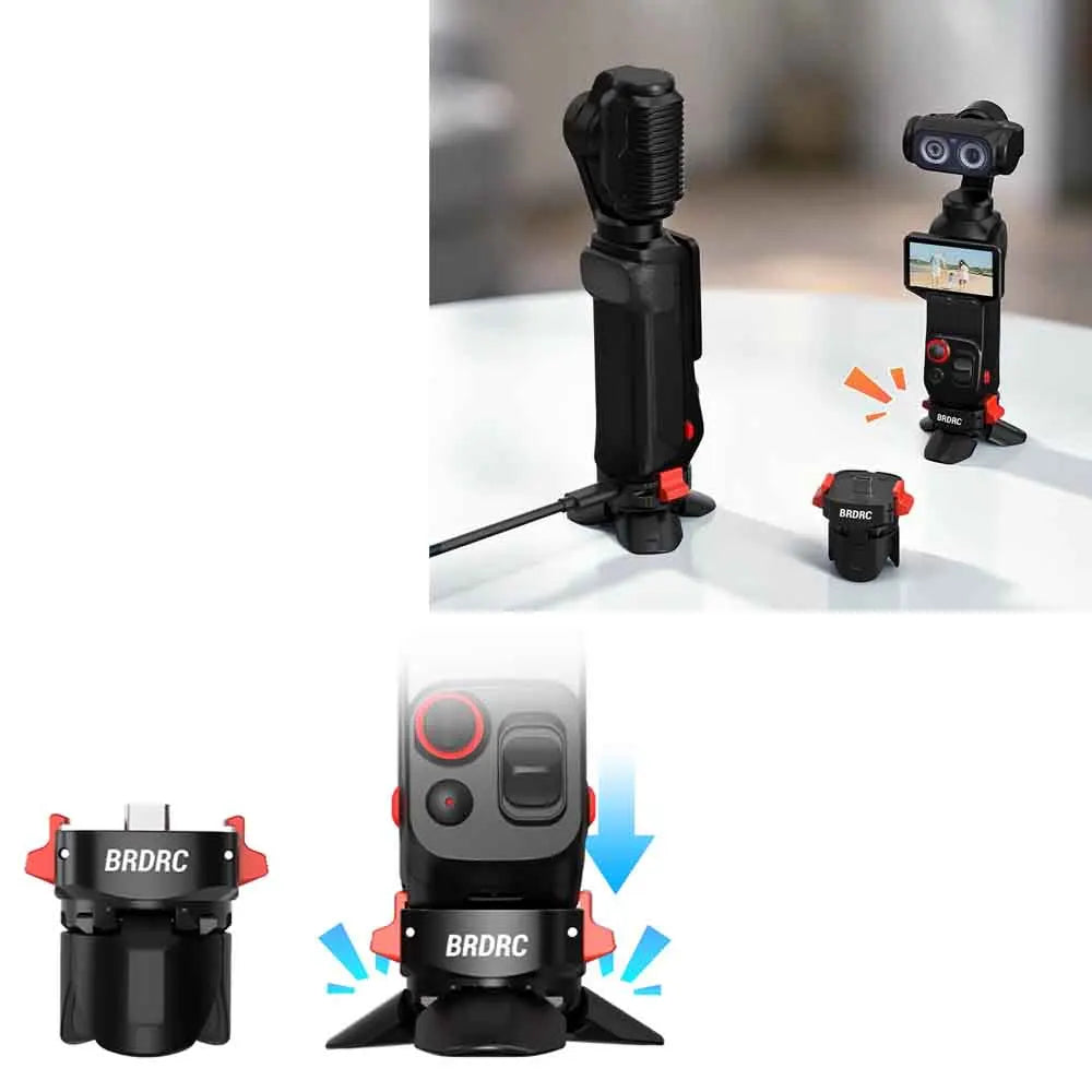 Magnetic Charging Tripod Stand for Insta360 Luna Ultra