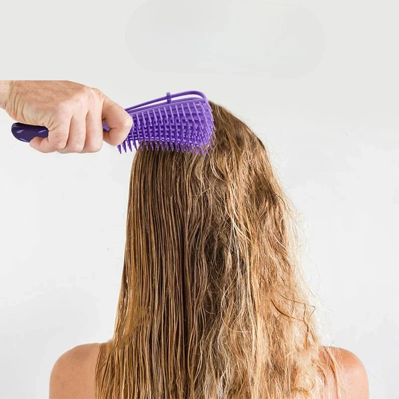 Scalp Massage Detangling Comb – Anti-Static & Knot Remover