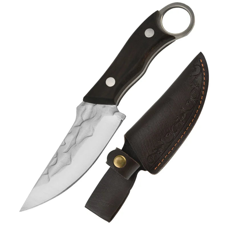 Serbian Boning Knife – Stainless Steel Chef Knife Wood Handle