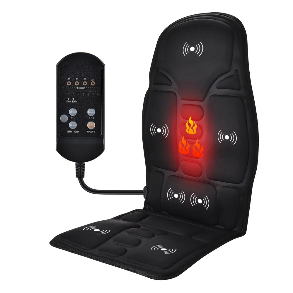 Hailicare Heating Vibration Back Massager Mat – Chair & Car