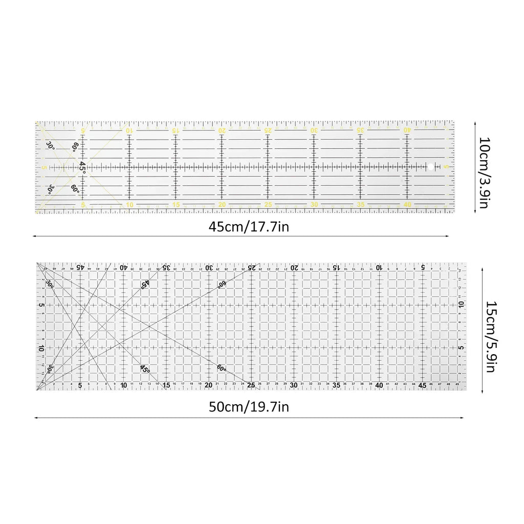 Quilting Ruler Multifunction Sewing Drawing Drafting Crafts Scale