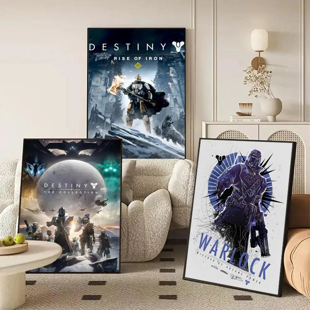 Destiny 2 Canvas Wall Art Poster – UV-Resistant Unframed Print