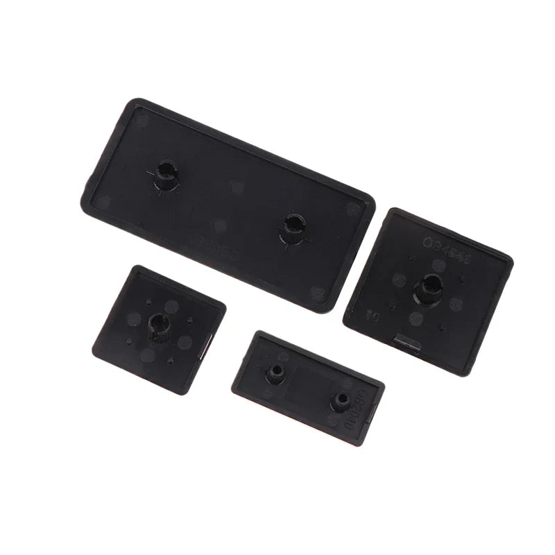 10Pcs Black Plastic End Caps for EU Aluminum Profile 2020–4545