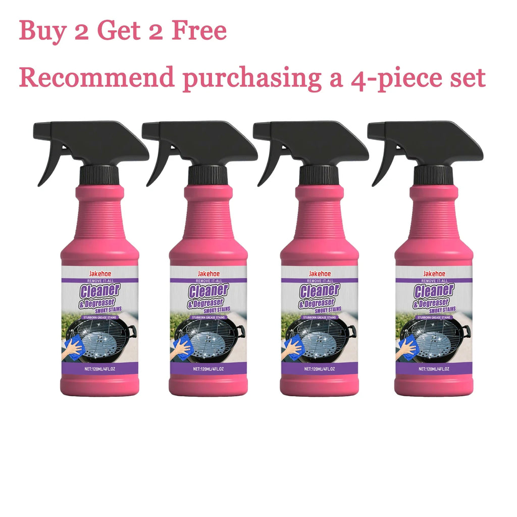 JAKEHOE 120ml BBQ Grill Cleaner Heavy Duty Degreaser Spray