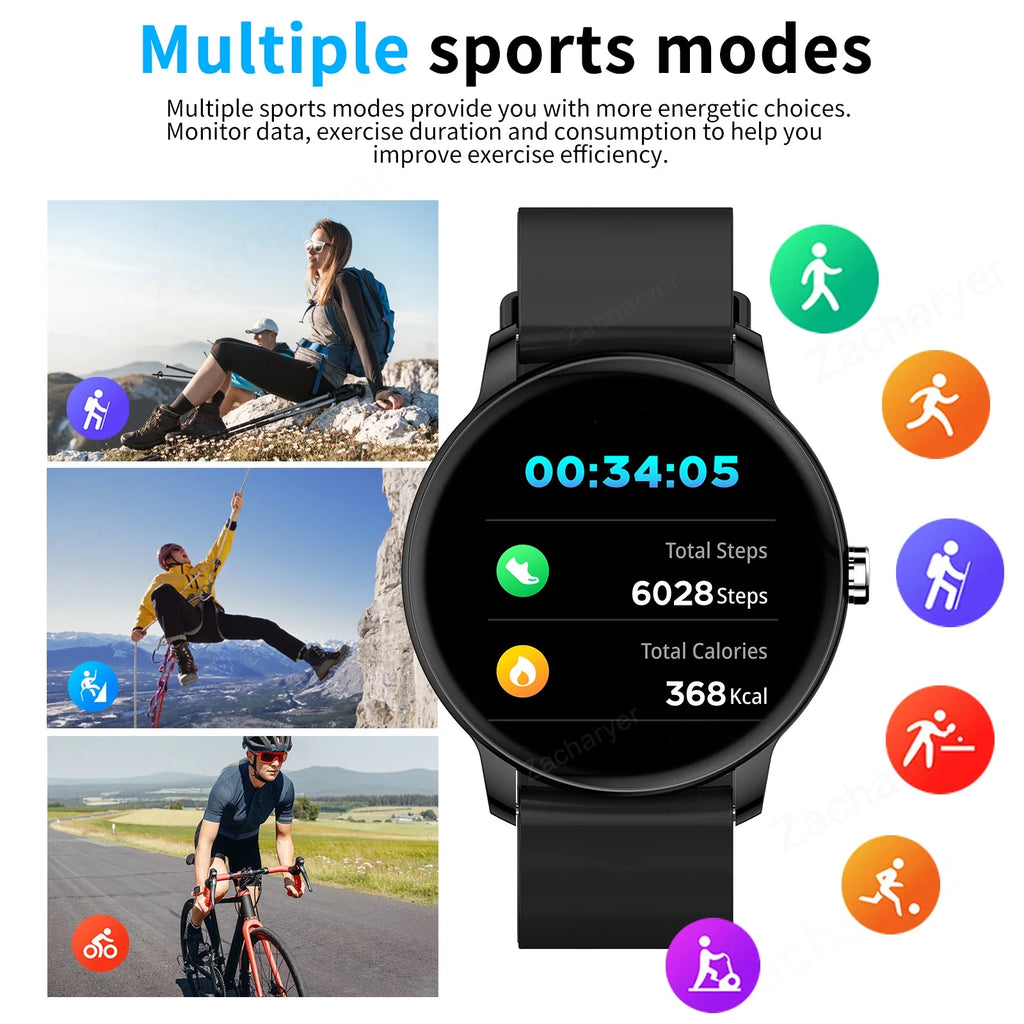 LOMAXFR Smart Watch | Multi-Sport, Heart Rate & Notifications