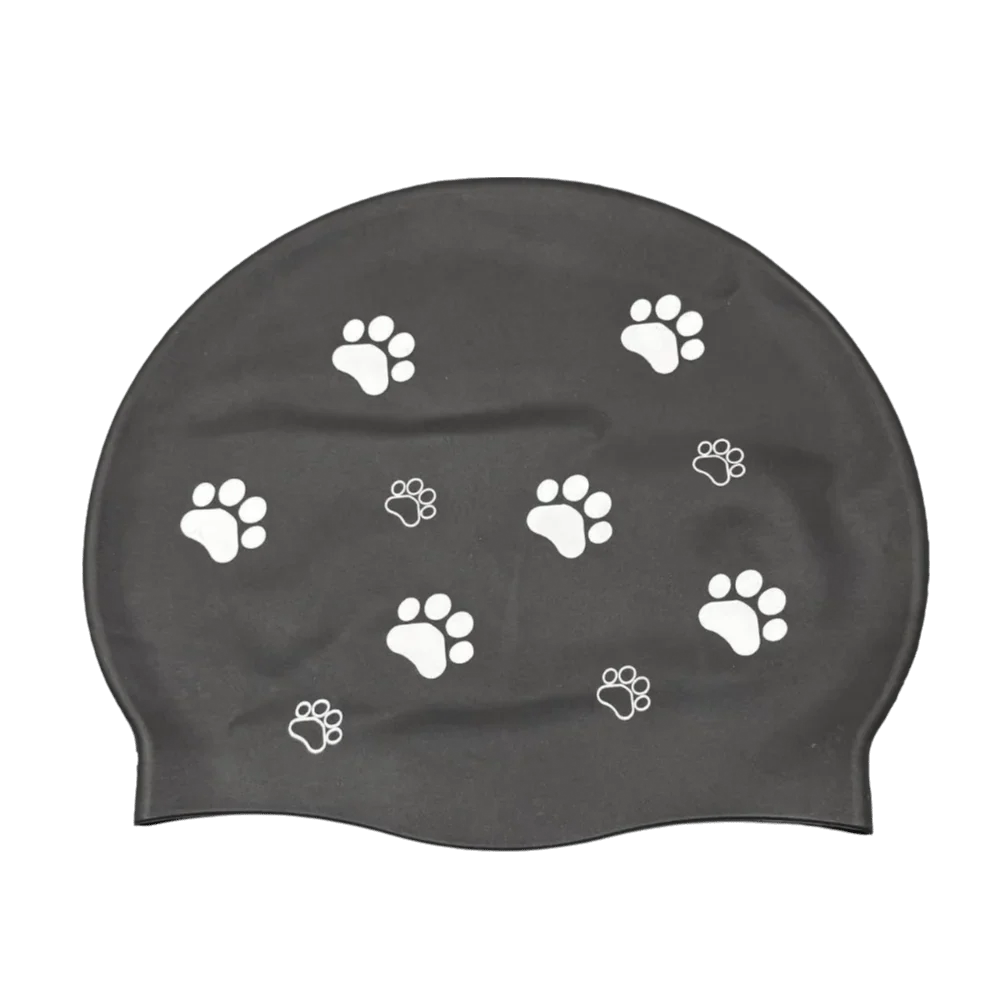 Kitten Cartoon Silicone Swim Cap – Waterproof Ear Protection