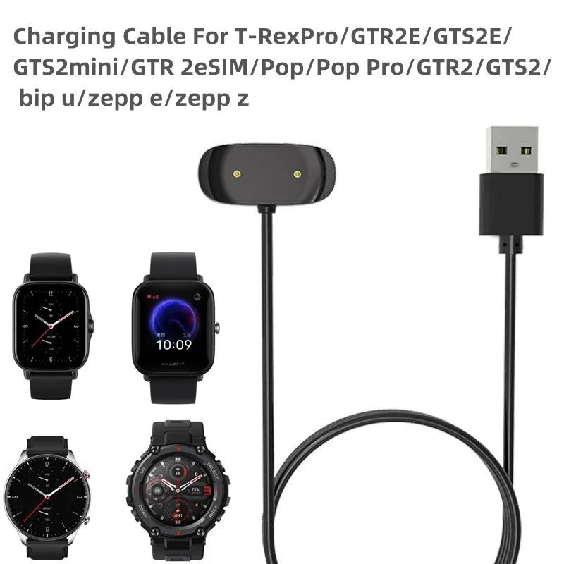 Amazfit Charger Cable – GTS 4 Mini, GTR 2, Bip 5, T-Rex Pro