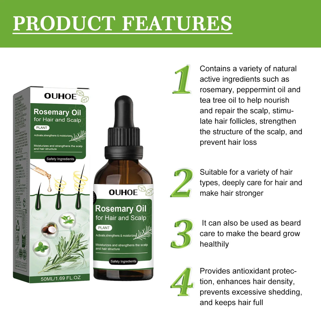 Batana Rosemary Hair & Scalp Oil – Nourishing Treatment 60ml