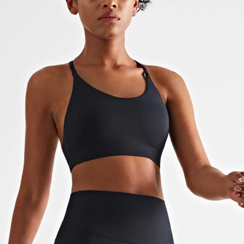Women's Yoga Sports Bra – Breathable Slim Fit Fitness Bra