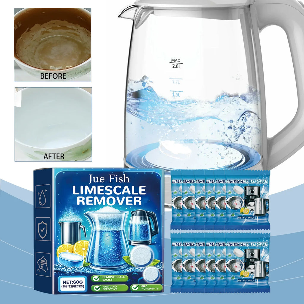 Food Grade Kettle Descaler & Tea Stain Remover Tablets