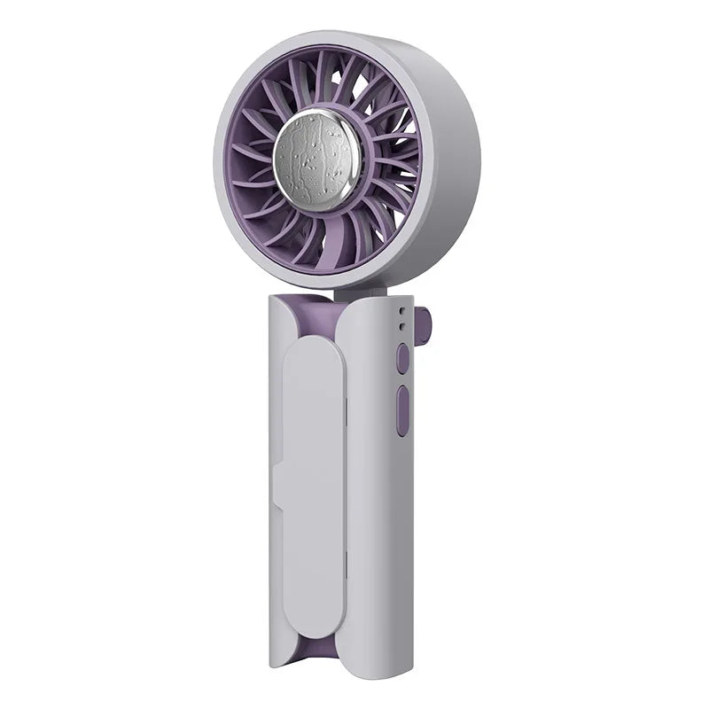 Foldable Portable Fan – Clip, Handheld & Desktop 3-in-1