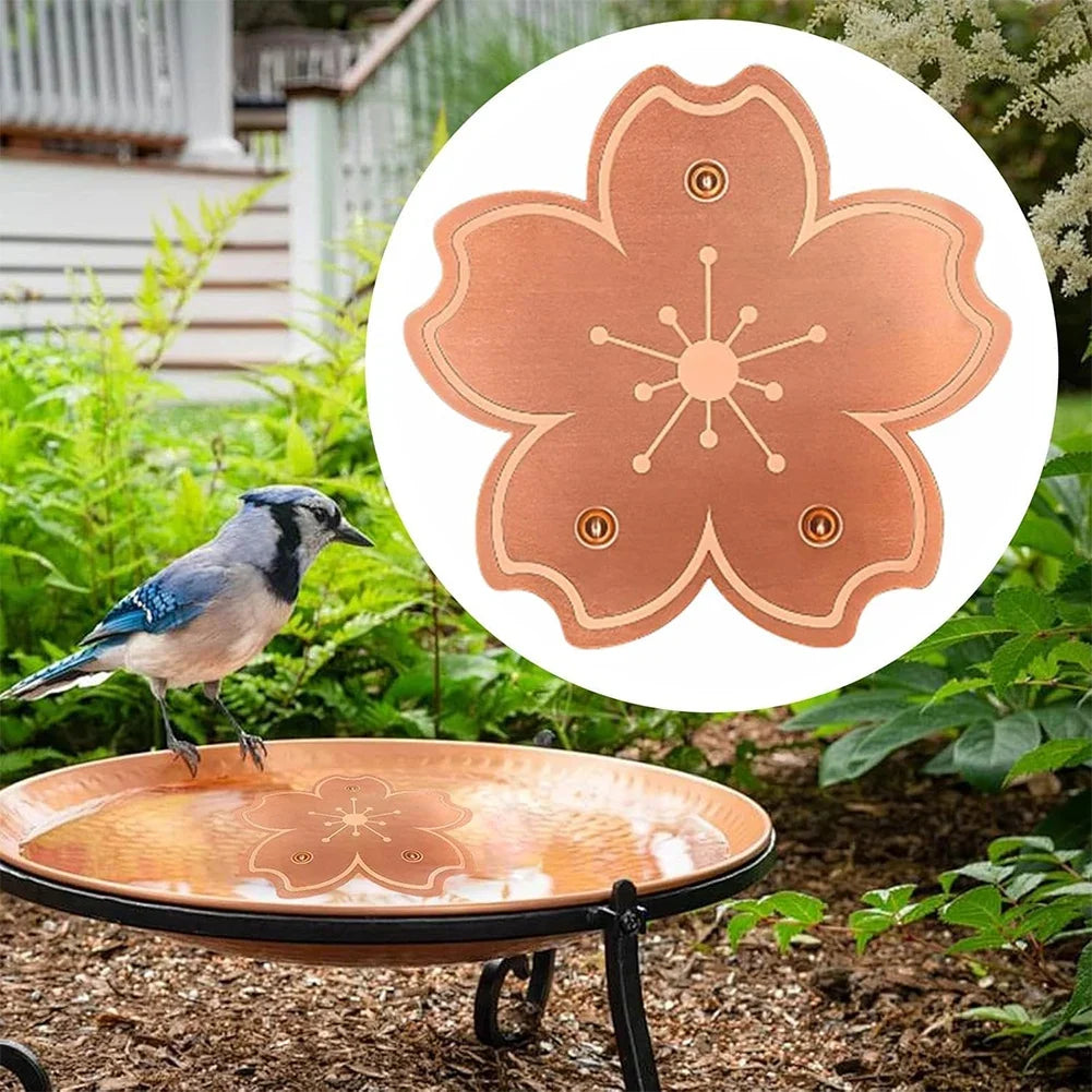 Solid Copper Water Purifier Disc for Birdbaths & Fountains