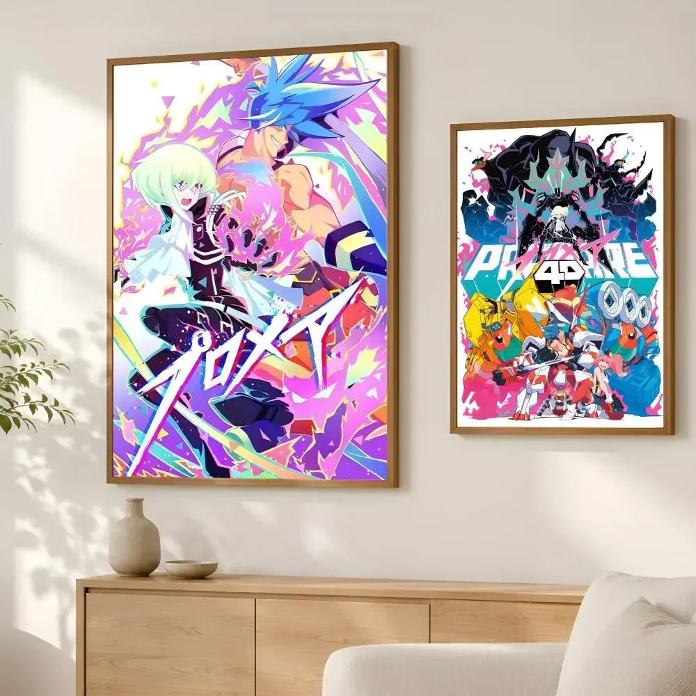 Promare Anime Self-Stick HD PVC Wall Poster – Waterproof Art