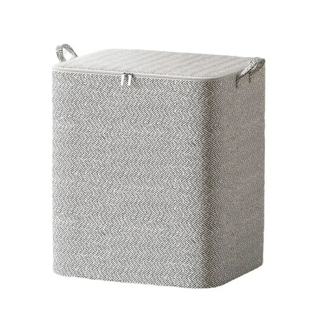 150 Non-woven Storage Bag Lids Zipper Foldable Clothes Quilt Bins