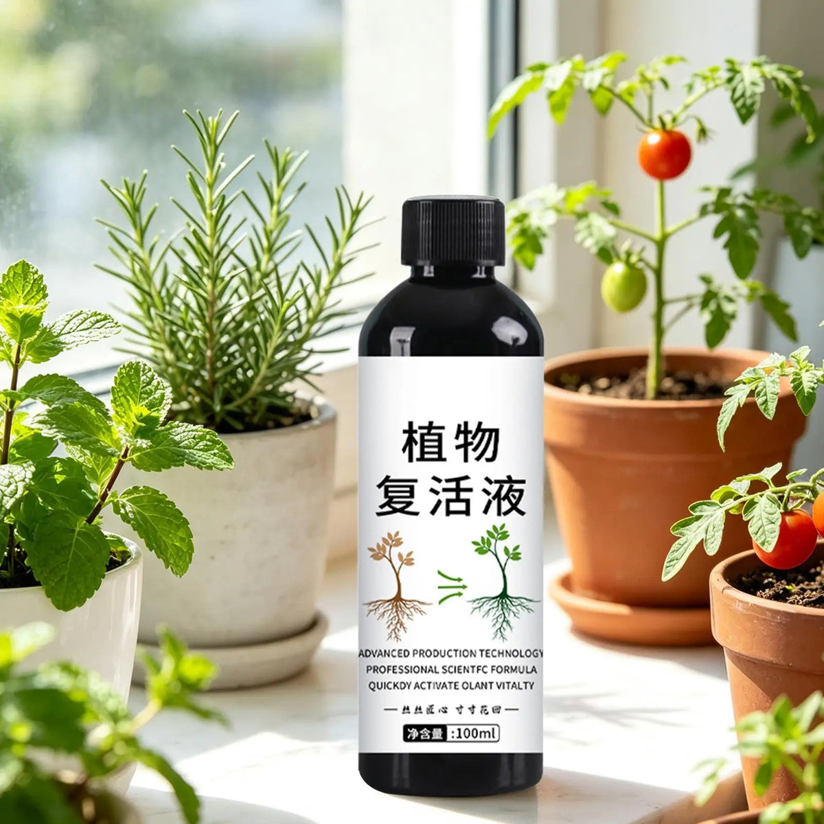 Liquid Plant Fertilizer Concentrate 100ml – Boost Growth