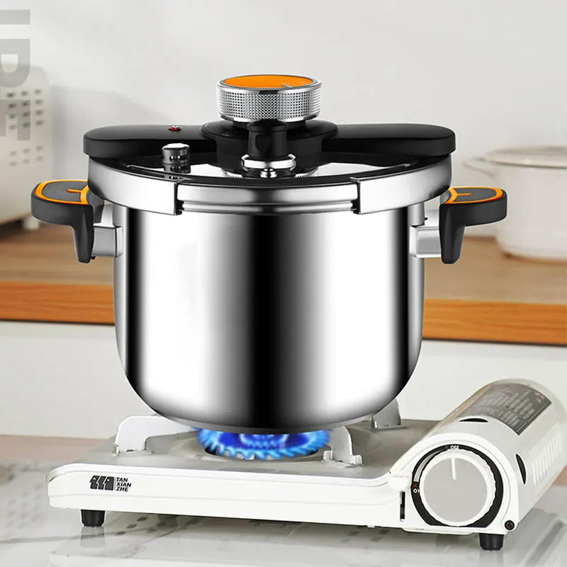 PGY Stainless Steel Pressure Cooker 4L 6L 8L | Gas & Induction