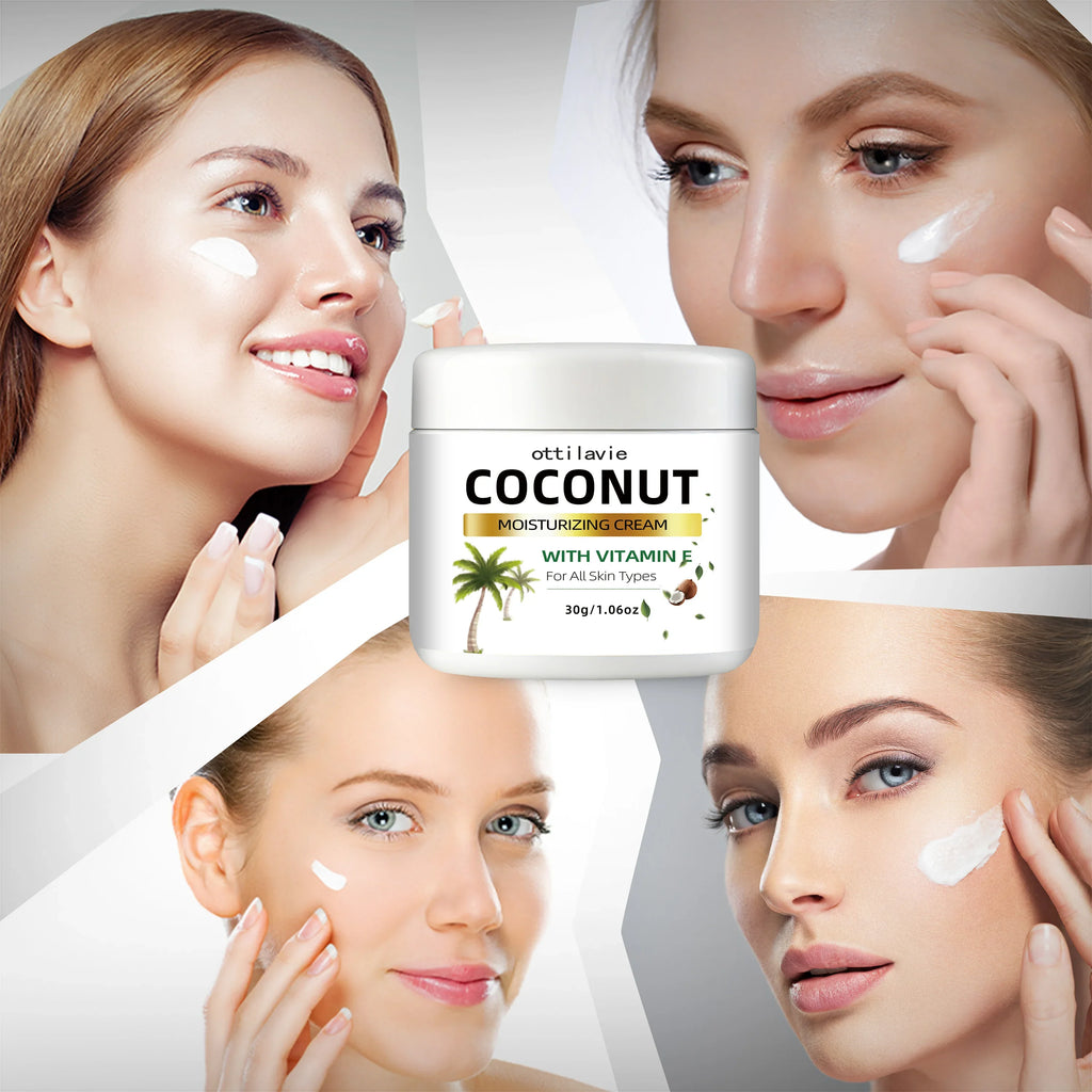 Ottilavie Coconut Cream – 24-Hr Moisture, Vitamin E & Collagen
