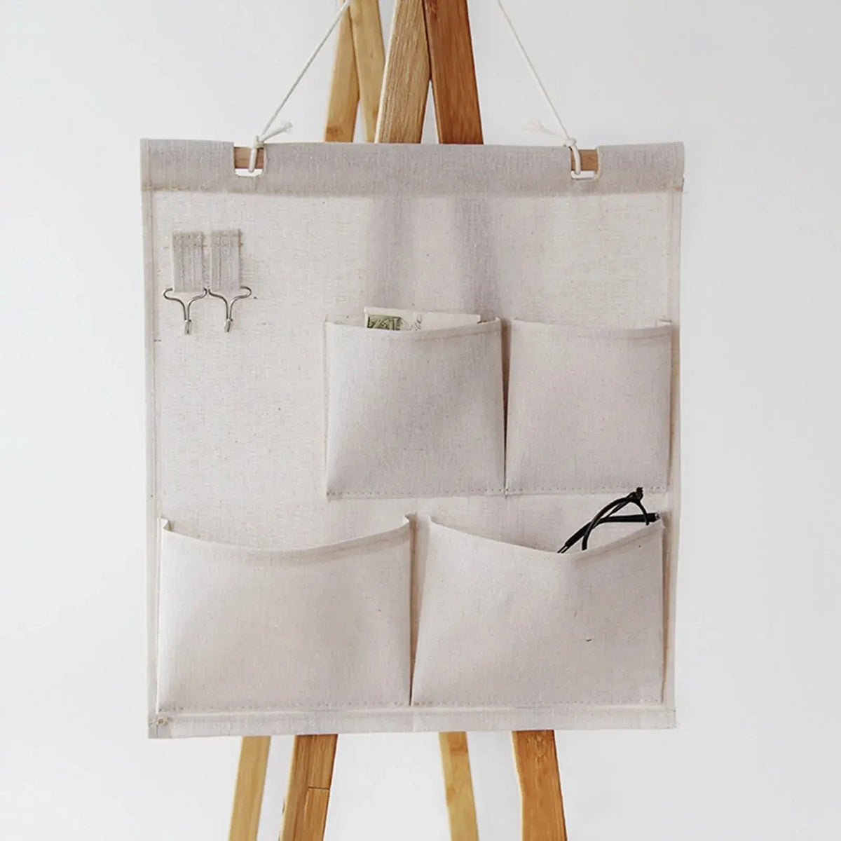 Cotton Wall Hanging Storage Bag Organizer – 4 or 7 Pockets