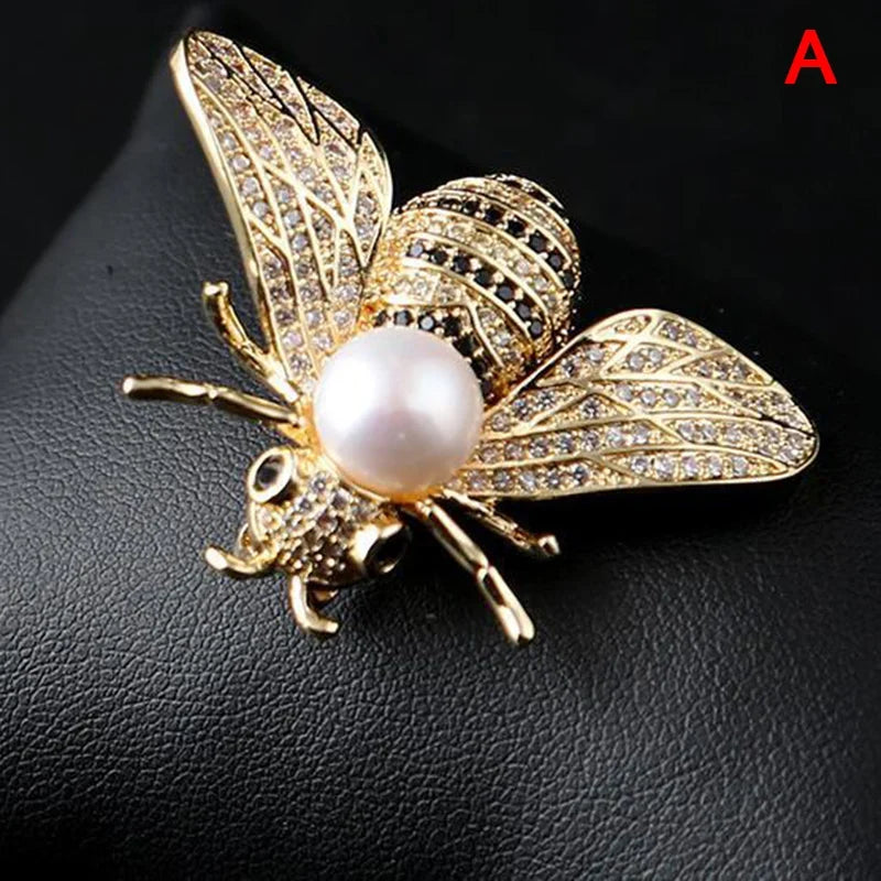 Animal Crystal Rhinestone Brooch Pin – Zinc Alloy Fashion Jewelry