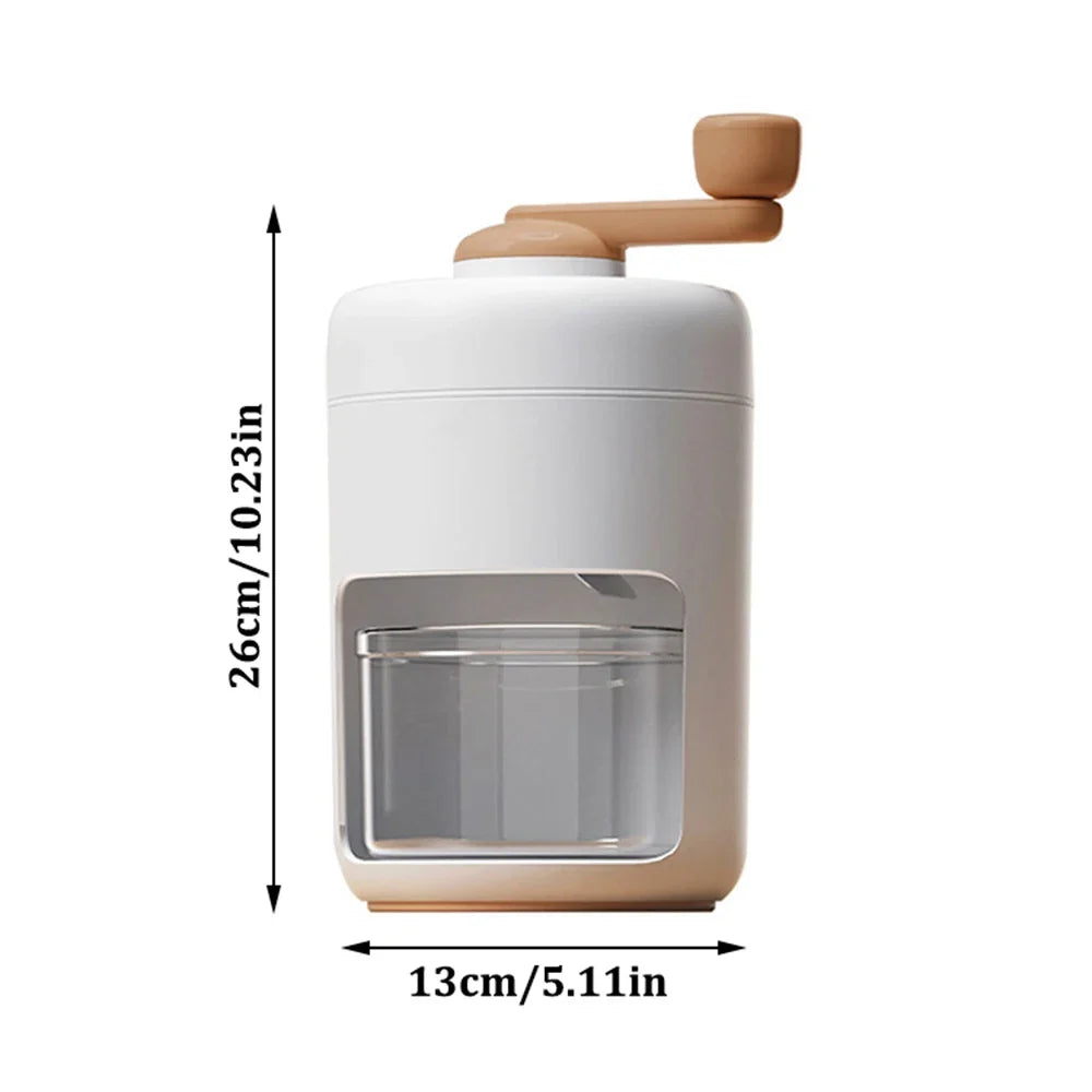 Hand Crank Shaved Ice Maker – Snow Cone & Slushy Machine