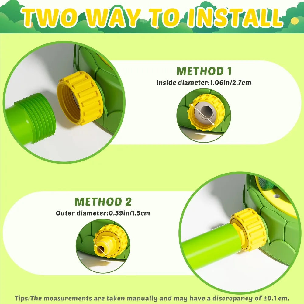 Dinosaur Water Sprinkler for Kids – Outdoor Summer Yard Toy