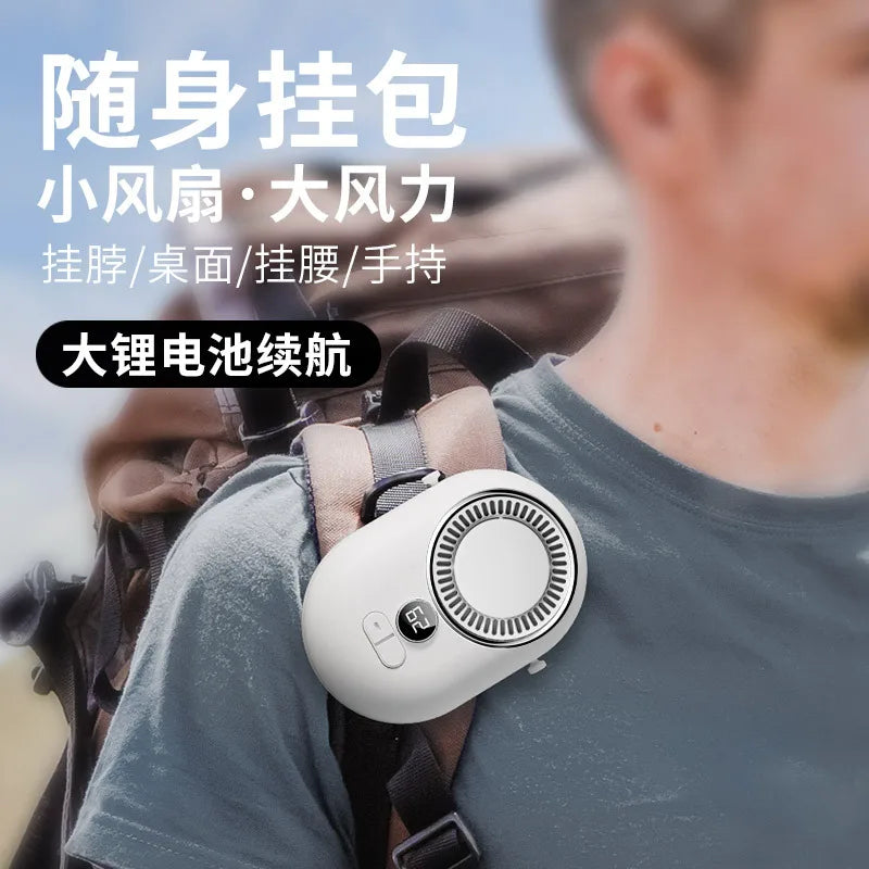 URGGU Bladeless Neck Fan – USB Rechargeable Portable Cooler